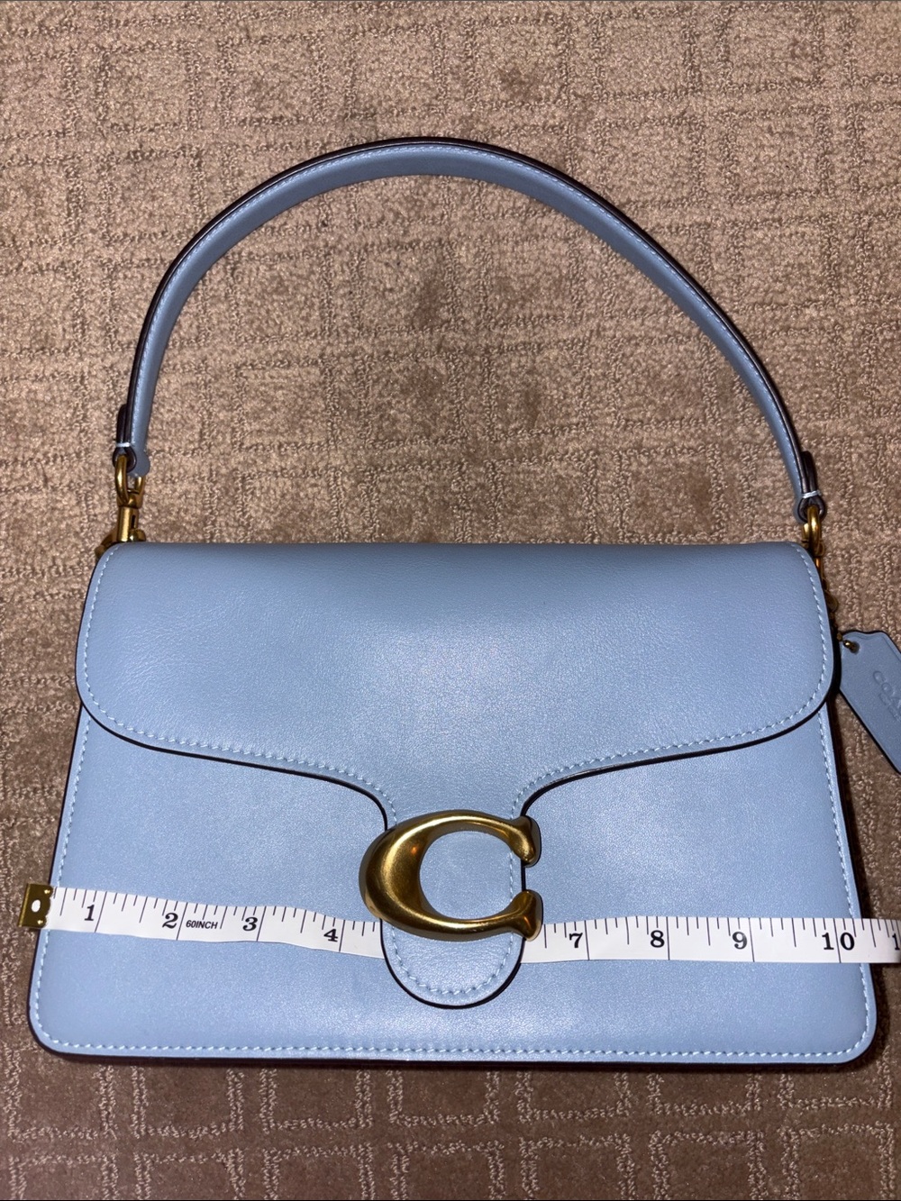 Coach Tabby Shoulder Bag in Bluebell with matching Coach Essential wallet - Picture 3 of 16